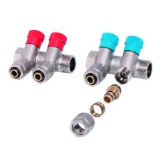 Коллектор под евроконус SD 3/4''х2 выхода