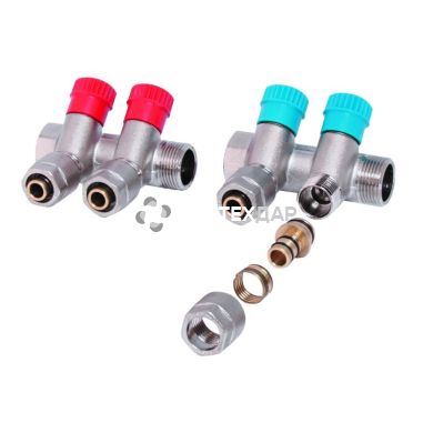 Коллектор под евроконус SD 3/4''х2 выхода