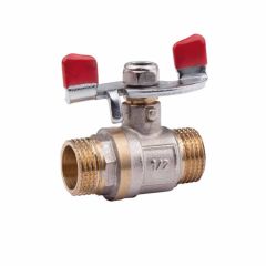Кран шаровый Valve 1/2" НН бабочка-эконом