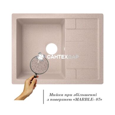 Мийка кухонна Lidz 650x500/200 MAR-07