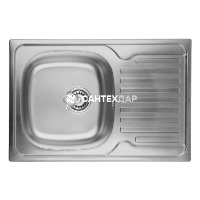 Мойка кухонная ULA 7203 ZS нержавейка Micro Decor 0.8 мм