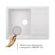 Мийка кухонна Lidz 650x500/200 WHI-01