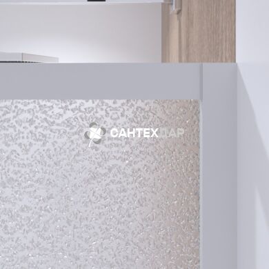 Набор Qtap душевая кабина Presto WHI1099SP5 Pear + поддон Unisquare 309915