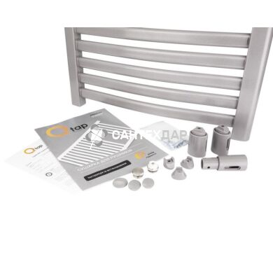 Рушникосушарка водяна Q-Tap Dias (SIL) P12 600x500 HY