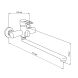 Смеситель для ванной GF Italy 02-005AN-35 New CRM