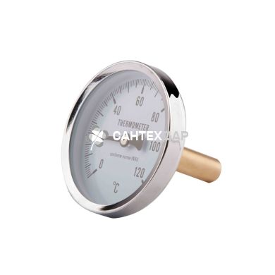 Термометр заднего подключения SD 1/2" 120°C штуцер 40 мм
