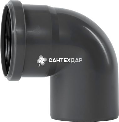 Коліно ПП внутрішньої каналізації Ostendorf Safe 90х87°