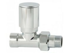 Кран радиаторный Gross 1/2" прямой хром
