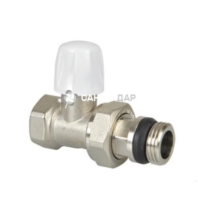 Кран радиаторный Icma 1/2" с антипротечкой прямой нижний №815+940