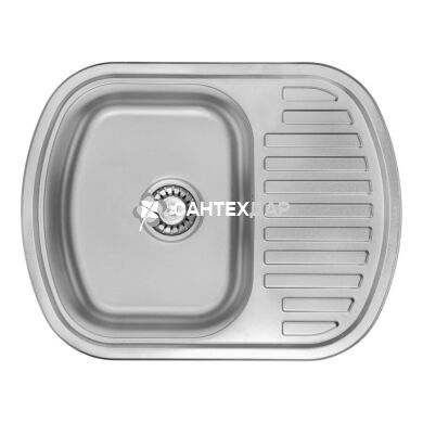 Мойка кухонная ULA 7704 ZS нержавейка Micro Decor 0.8 мм