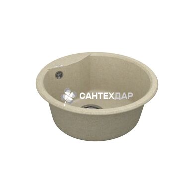 Мойка кварцевая Vankor Vena VMR 01.48 Beige + сифон