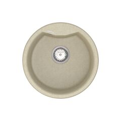 Мойка кварцевая Vankor Vena VMR 01.48 Beige + сифон
