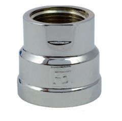 Муфта латунная редукционная FADO 3/4х1 ВВ хром