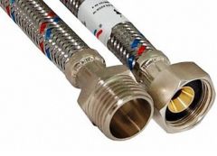 Подводка гибкая Gross для воды в нержавеющей оплетке 1/2" ВН 2,0 м