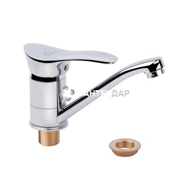 Смеситель кухонный на гайке Q-Tap Eris СRM 003М