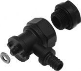 Гнездо для крана KAN Push PPSU 18x2 мм 1/2 ВР с короткой полимерной заглушкой