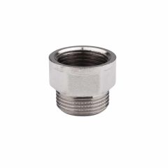 Переходник латунный SD Forte 1/2х1/2 ВН никель