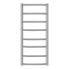 Рушникосушарка водяна Lidz Trapezium (CRM) D38/25 400x1000 P8