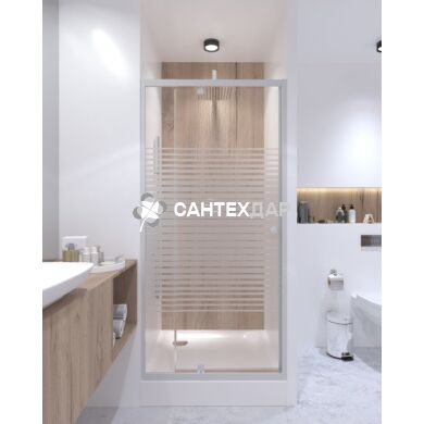 Душовы дверы в нішу Q-tap Pisces WHI208-9.CP5