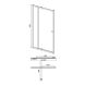 Душовы дверы в нішу Q-tap Pisces WHI208-9.CP5