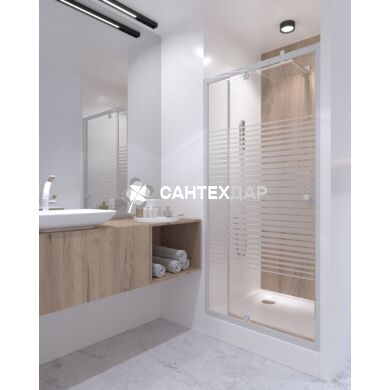 Душовы дверы в нішу Q-tap Pisces WHI208-9.CP5