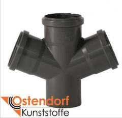 Крестовина ПП внутренней канализации Ostendorf Safe 110/110/110х67&deg;