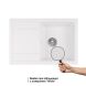 Мийка кухонна Qtap CS 7449 WHI