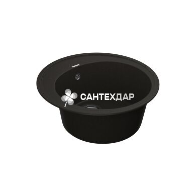 Мойка кварцевая Vankor Sity SMR 01.50 Black + сифон