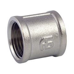 Муфта латунная АБ 1 1/4 ВВ никель