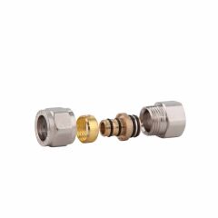 Муфта металлопластиковая обжимная SD Forte 20х3/4" ВР