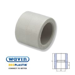 Муфта соединительная ППР Wavin Ekoplastik 40 мм