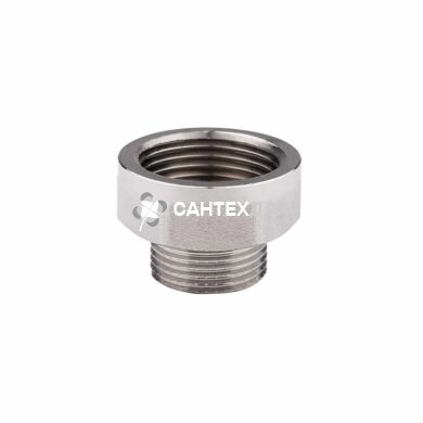 Переходник латунный SD Forte 1/2х1/4 ВН никель