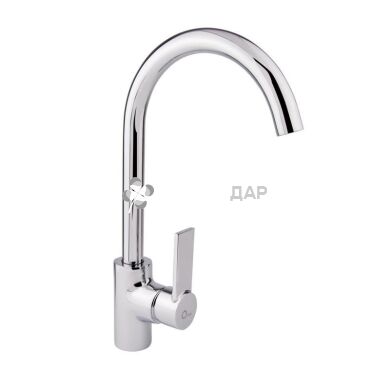 Смеситель кухонный на гайке Q-Tap Form CRM 007F