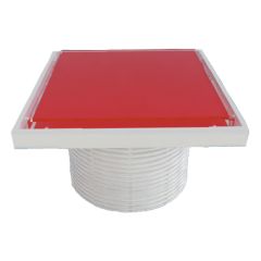 Трап Styron STY-505-GFP решетка стекло red 150 мм