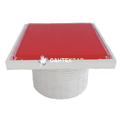 Трап Styron STY-505-GFP решетка стекло red 150 мм