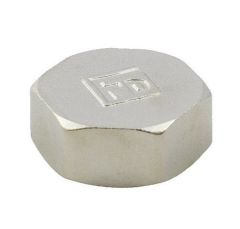 Заглушка латунная FADO 1/2 ВР никель