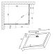 Душова кабіна Lidz Wiezak 100x80 низький скло Linie