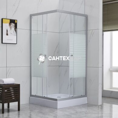 Душова кабіна Lidz Wiezak 100x80 низький скло Linie