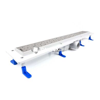 Душевой канал Styron STY-D-70 полированная решетка 700 мм Капли сухой затвор