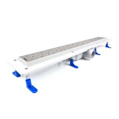 Душевой канал Styron STY-D-70 полированная решетка 700 мм Капли сухой затвор