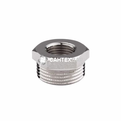 Футорка латунная SD Forte 3/8х1/4 НВ никель
