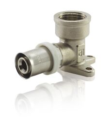 Колено монтажное металлопластиковое пресс FADO 16х1/2 ВР