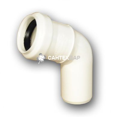 Колено ПП внутренней канализации Ostendorf 40х45&deg; белое