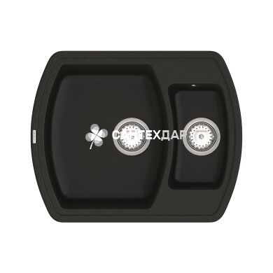 Мойка кварцевая Vankor Norton NMP 03.63 Black + сифон