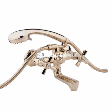 Смеситель для ванны буксовый Q-Tap Liberty ORO 140-2