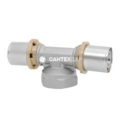 Тройник металопластиковый пресс ICMA SEMPITER&reg; 16х1/2х16 ВР №.408