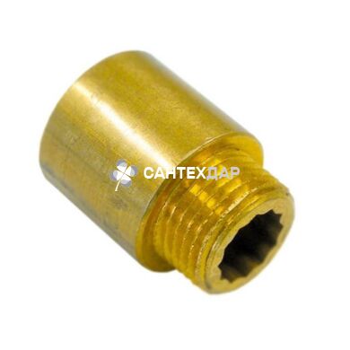Удлинитель латунный KD 1/2" 40 мм
