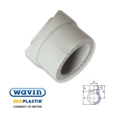 Вварное седло ППР Wavin Ekoplastik 63*32 мм