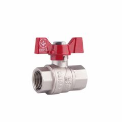 Кран шаровый SD Forte 3/4" ВВ бабочка