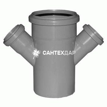 Хрестовина ПП внутрішньої каналізації Ostendorf Safe 50/110/50х67&deg;